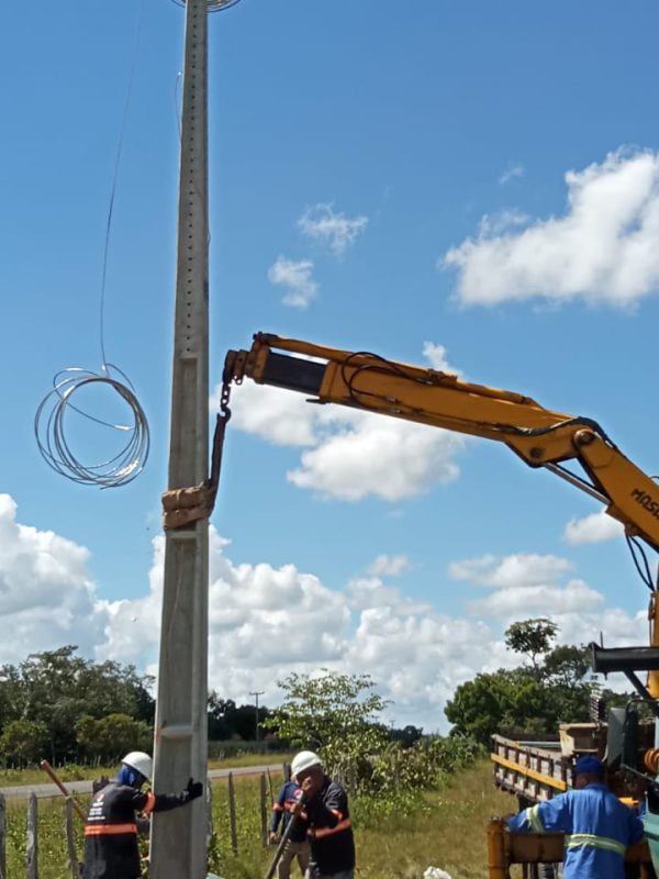 Montagem de subestação na cidade de Barras - PI