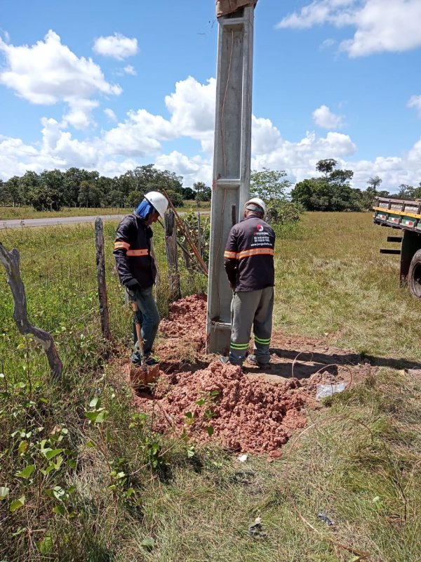 Montagem de subestação na cidade de Barras - PI